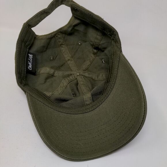 ChoKoLids Slideback Hat Green One Size Adjustable 6 Panel Blank W/Tags - Picture 6 of 8